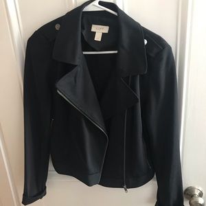 Loft Black Moto Jacket